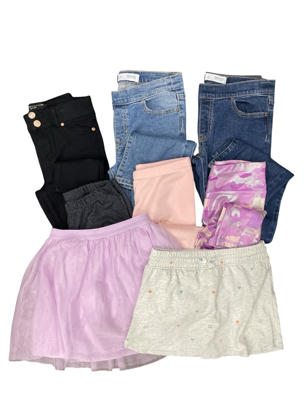 Girls Size 10/12 (Large) bottoms LOT